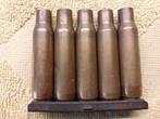 Clip, laadstrip 7,62x51 met hulzen (ONKLAAR), Ophalen of Verzenden, Landmacht, Nederland, Hulzen of Bodemvondsten