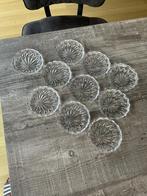Glazen onderzetters 10 stuks, Antiek en Kunst, Ophalen of Verzenden
