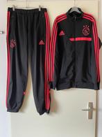 Ajax Adidas Trainingspak Zwart Roze Maat M, Zwart, Zo goed als nieuw, Adidas, Voetbal