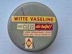 Witte vaseline blik van Clezo Rotterdam, Verzamelen, Blikken, Ophalen of Verzenden, Gebruikt, Overige