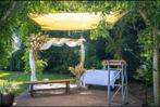 Backdrop voor bruiloft, Ophalen of Verzenden, Zo goed als nieuw, Wit, Accessoires