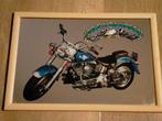 Harley Davidson motor motorrijden vintage logo spiegel RARE, Motoren, Gebruikt, Verzenden