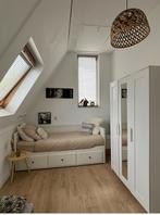 Ikea BRIMNES Kledingkast met HEMNESBedbank, Huis en Inrichting, Ophalen, Met hangruimte, 50 tot 100 cm, Zo goed als nieuw