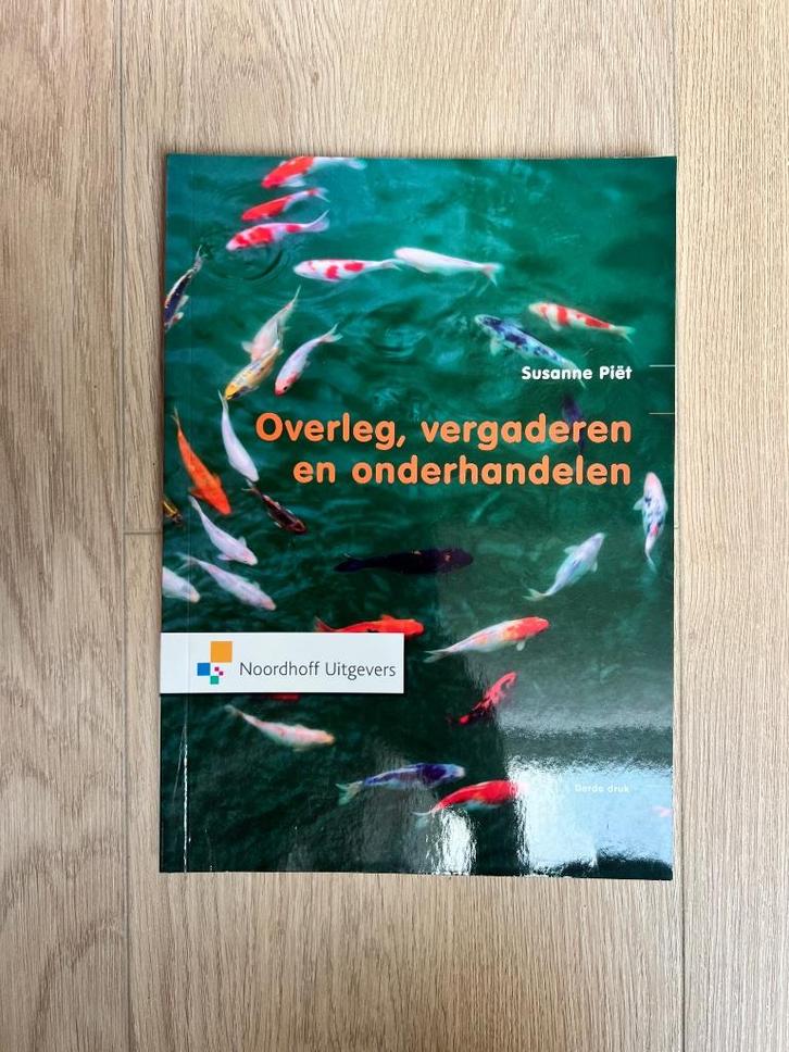 Overleg, vergaderen en onderhandelen - Susanne Piët, Boeken, Schoolboeken, Nieuw, Ophalen of Verzenden