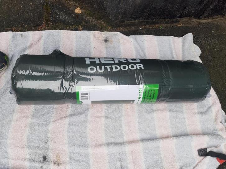 Hero Outdoor Single slaapmat is een lichtgewicht zelf-opblaz, Caravans en Kamperen, Slaapmatten, Nieuw, 1-persoons, Ophalen of Verzenden