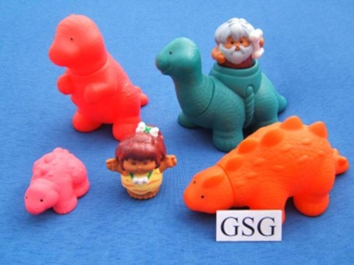 Dinosaurussen 6-delige set nr. 14005-02, Kinderen en Baby's, Speelgoed | Overig, Zo goed als nieuw, Jongen of Meisje, Ophalen