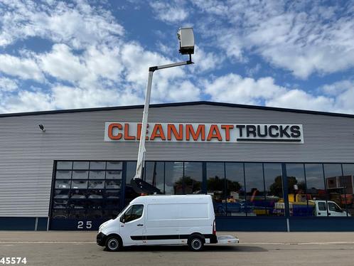 Renault Master T35 2.3 DCI Euro 6 Klubb 12,5 meter hoogwerke, Auto's, Vrachtwagens, Te koop, ABS, Alarm, Boordcomputer, Centrale vergrendeling