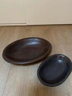 Aardewerk Schalen Set - Ovaal, Huis en Inrichting, Woonaccessoires | Schalen en Manden, Ophalen, Gebruikt, Schaal, Ovaal