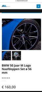 ORGINEEL OEM BMW 50 Jaar M Logo Naafdoppen Set o 56 mm NIEUW, Auto diversen, Tuning en Styling, Ophalen of Verzenden