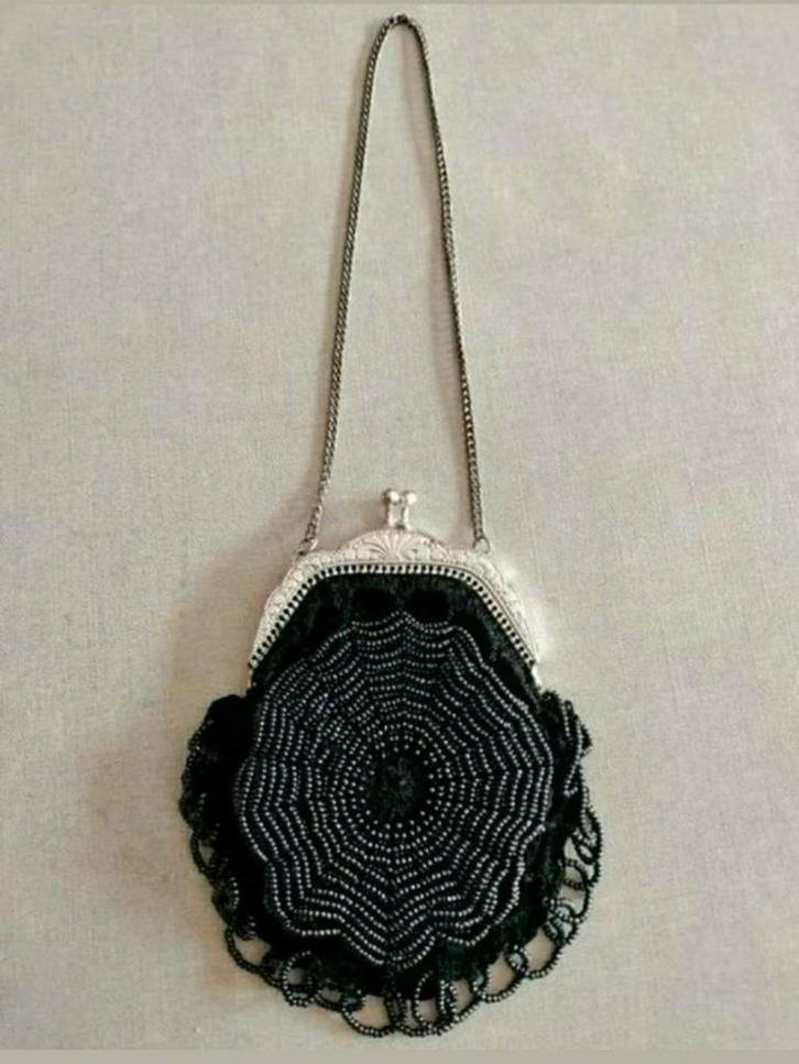 Beursbeugel,handtasje,beugel,tasje,Vintage,beurs,1930,Oma, Antiek en Kunst, Antiek | Kleding en Accessoires, Dames, Ophalen of Verzenden