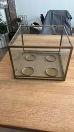 Kaarsenhouder (goud) ikea, Huis en Inrichting, Woonaccessoires | Kandelaars en Kaarsen, Ophalen, Overige materialen, Zo goed als nieuw