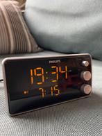 Philips wekker radio AJ3551 zwart, Witgoed en Apparatuur, Wekkers, Ophalen, Gebruikt, Digitaal