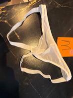 Jockstrap, wit, doorschijnend, nylon, maat M, Kleding | Heren, Ophalen of Verzenden, Wit, Slip