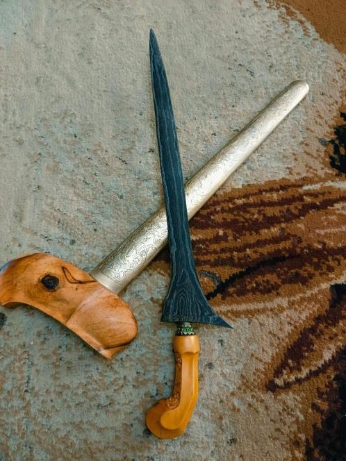 Antieke Keris Brojol Satrio Pinayungan Gayaman Solo SUX14, Antiek en Kunst, Kunst | Niet-Westerse kunst, Verzenden