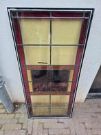 Glas in lood raam, Ophalen, Gevelraam of Ruit, Gebruikt, 80 tot 120 cm
