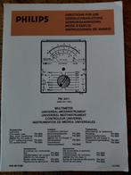 Philips PM2411 multimeter handleiding, Ophalen of Verzenden, Multimeter