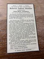 Boumans Hubertus 1895 Klimmen 1941 Heerlen Wimmers - 28297, Ophalen of Verzenden, Bidprentje