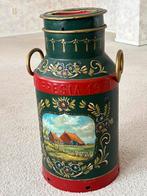 Beschilderde melkbus, Ophalen