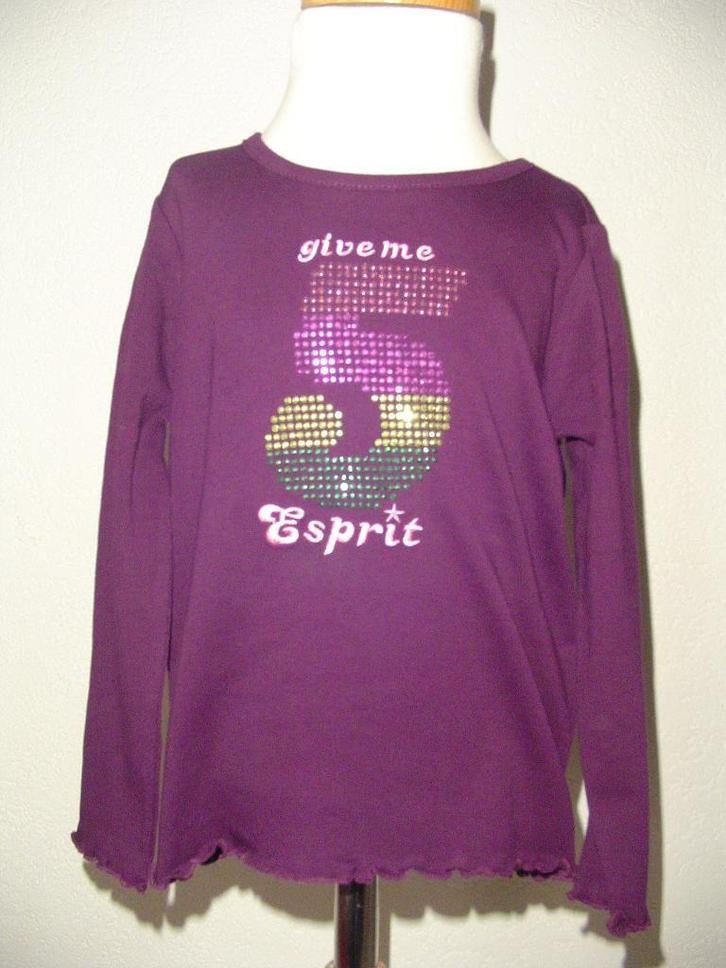 ESPRIT longsleeve 104-110 *~~nieuw~~*, Kinderen en Baby's, Kinderkleding | Maat 104, Nieuw, Meisje, Shirt of Longsleeve, Verzenden