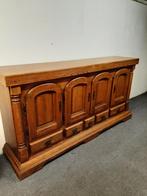 Antiek hardhouten dressoir, Ophalen, Gebruikt, Eikenhout, 200 cm of meer