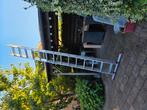 Altrex schuifladder 2x14 sporten met brede stabilisatiebalk, Ophalen, Zo goed als nieuw, Ladder, Opvouwbaar of Inschuifbaar
