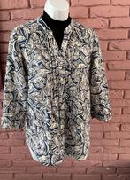 Charles Vögele half linnen Blouse, maat 38, Maat 38/40 (M), Blauw, Ophalen of Verzenden, Charles Vögele