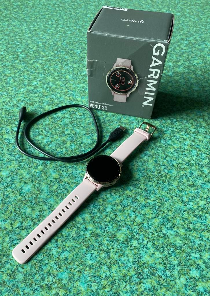 Garmin venu 3s roze/goud, Sieraden, Tassen en Uiterlijk, Sporthorloges, Zo goed als nieuw, Android, Roze, Ophalen of Verzenden