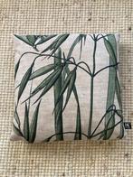 HK Living kussen bamboe print, Ophalen of Verzenden, Zo goed als nieuw, Beige, Vierkant