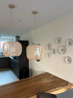 Light & Living Plumeria Hanglamp kleur zand - set hanglampen, Huis en Inrichting, Lampen | Hanglampen, Ophalen, Zo goed als nieuw