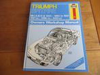 Haynes manual / vraagbaak Triumph Spitfire 1962 - 1981, mooi, Auto diversen, Handleidingen en Instructieboekjes, Ophalen of Verzenden