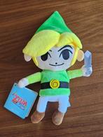 Link knuffel 26cm, SAN-EI, Zelda the Windwaker, pluche, zgan, Ophalen of Verzenden, Zo goed als nieuw, Overige typen