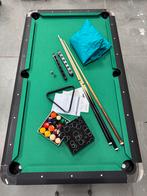 Pooltafel zo goed als nieuw met accessoires, Sport en Fitness, Biljarten en Poolen, Ophalen, Zo goed als nieuw, Pooltafel