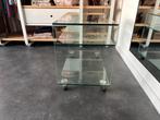 Glazen tv kastje, Ophalen, Gebruikt, 50 tot 100 cm, Glas