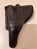 Luger Holster P08 tweede wereldoorlog leer is soepel, Verzamelen, Ophalen of Verzenden, Landmacht, Nederland
