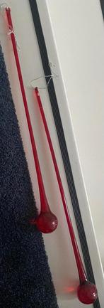 2 rode glazen pegels, Ophalen, Zo goed als nieuw