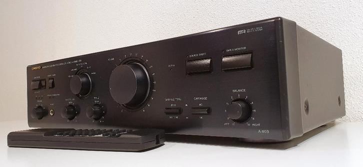 Geïntegreerde Stereo Versterker Onkyo A-803 (60Watt), Audio, Tv en Foto, Versterkers en Receivers, Gebruikt, Stereo, 60 tot 120 watt