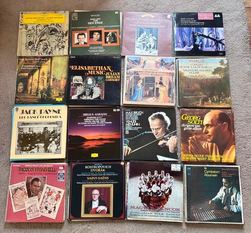 ca. 120 LP’s klassieke muziek en volksmuziek, Cd's en Dvd's, Vinyl | Klassiek, Gebruikt, Ophalen