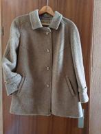 Korte beige wintermantel, 100% wol, lama, maat 46, zgan!, Ophalen of Verzenden, Zo goed als nieuw, Maat 46/48 (XL) of groter, Beige