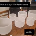 Kristallen klankschalen set 7 chakra's compleet, Ophalen of Verzenden, Overige soorten