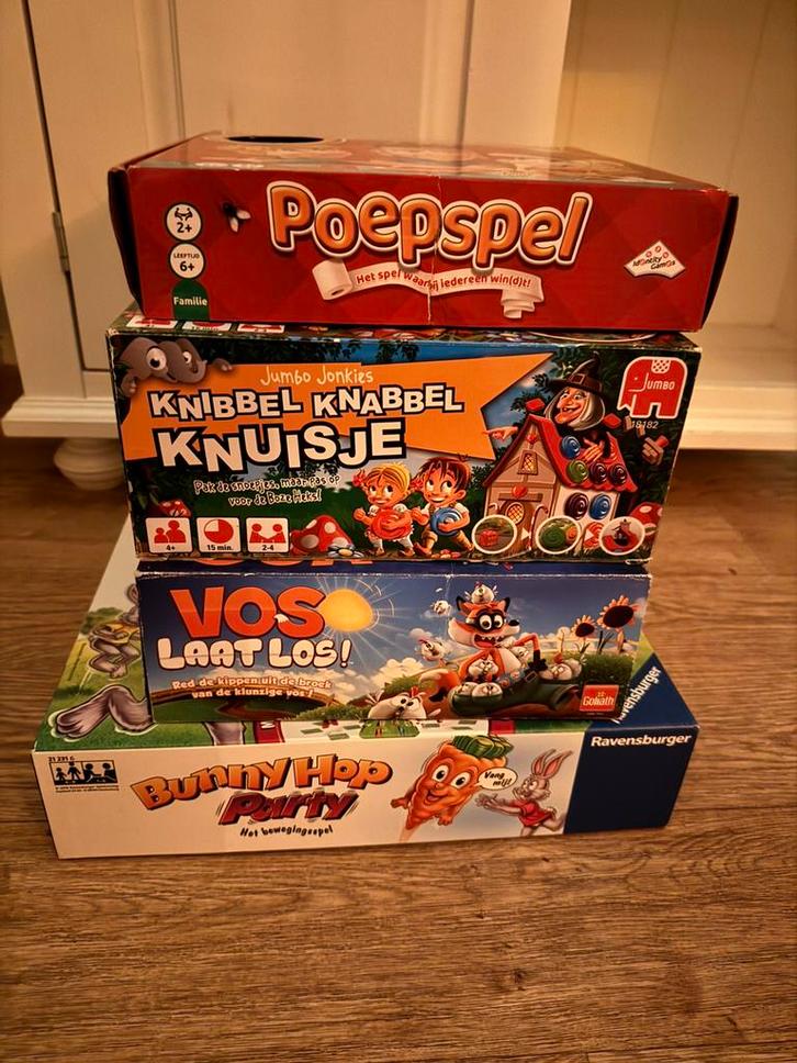 Div. Kinderspellen., Hobby en Vrije tijd, Gezelschapsspellen | Kaartspellen, Gebruikt, Drie of vier spelers, Ophalen