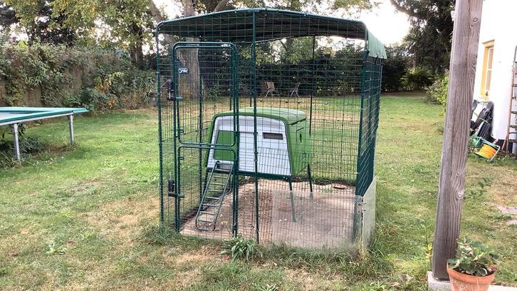 Omlet Eglu Cube Kippenhok met inloopren 275 x 185 x h 205, Dieren en Toebehoren, Pluimvee | Toebehoren, Zo goed als nieuw, Kippenhok of Kippenren