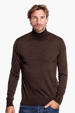 Uniqlo merino-wool mannen turtleneck (espresso), Maat 52/54 (L), Uniqlo, Bruin, Nieuw