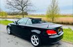 BMW 1-Serie 2.0 118I Cabrio 2010 Zwart, Auto's, BMW, 1-Serie, 1995 cc, Cabriolet, 4 stoelen