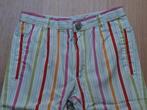 Hema, vrolijk gestreepte zomerbroek maat 98/104, Broek, Gebruikt, Meisje, Ophalen of Verzenden