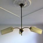 vintage hanglamp, Gebruikt, Vintage, Ophalen of Verzenden, Glas