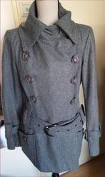 JS MILLENIUM grijze wollen jas maat L (42) nieuw, Maat 42/44 (L), Nieuw, Ophalen of Verzenden, Grijs