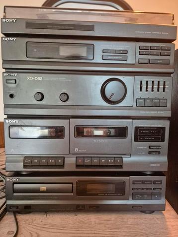 Sony stereo toren,platenspeler, cd speler,cassette recorder beschikbaar voor biedingen