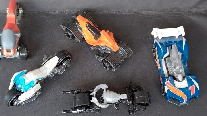 Motor Quad Trike 3inch Hotwheels Pol, Hobby en Vrije tijd, Modelauto's | Overige schalen, Zo goed als nieuw, Ophalen of Verzenden