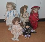 Vintage Porseleinen Poppen Collectie, Verzamelen, Poppen, Ophalen, Zo goed als nieuw, Pop