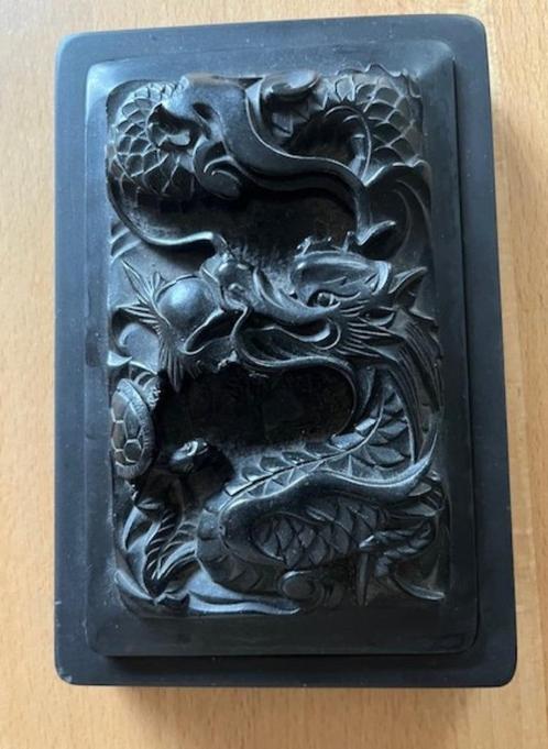 Chinese Inktsteen, Antiek en Kunst, Kunst | Niet-Westerse kunst, Ophalen of Verzenden